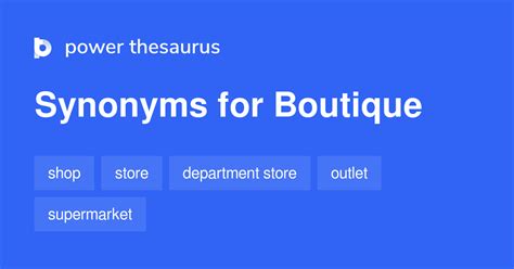boutique synonym|Iba pa.